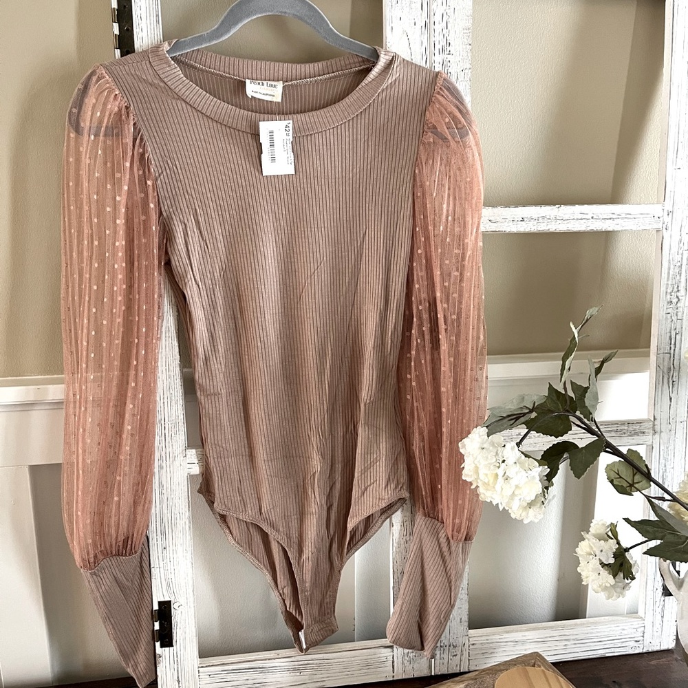 Gorgeous Lace Sleeve Bodysuit